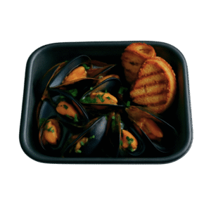Mejillones al vapor
